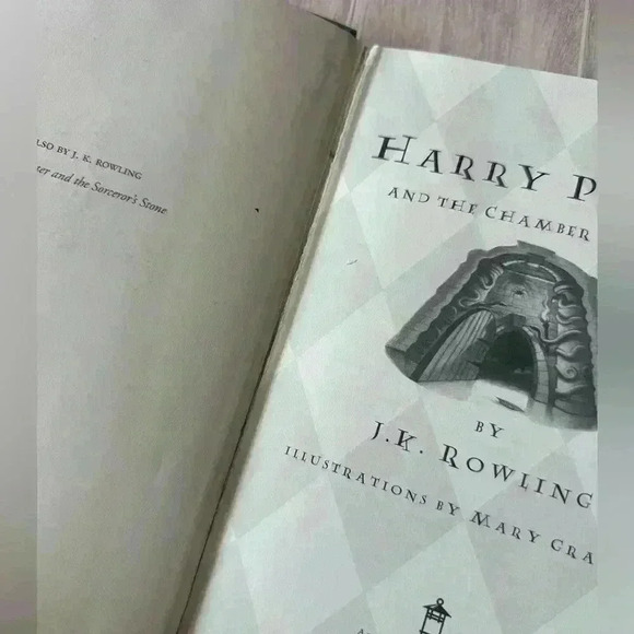 1999 Harry Potter & the Chamber of Secrets by J. K. Rowling hardcover book - Picture 10 of 12